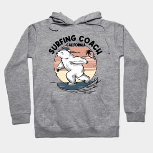 Surfing Coach California Hoodie